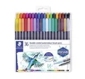 Weiteres Produktbild Pinselmarker Marsgraphic Duo, Set, 36 Farben, 0,5-0,8/1,0-6,0 mm, doppelseitig, STAEDTLE