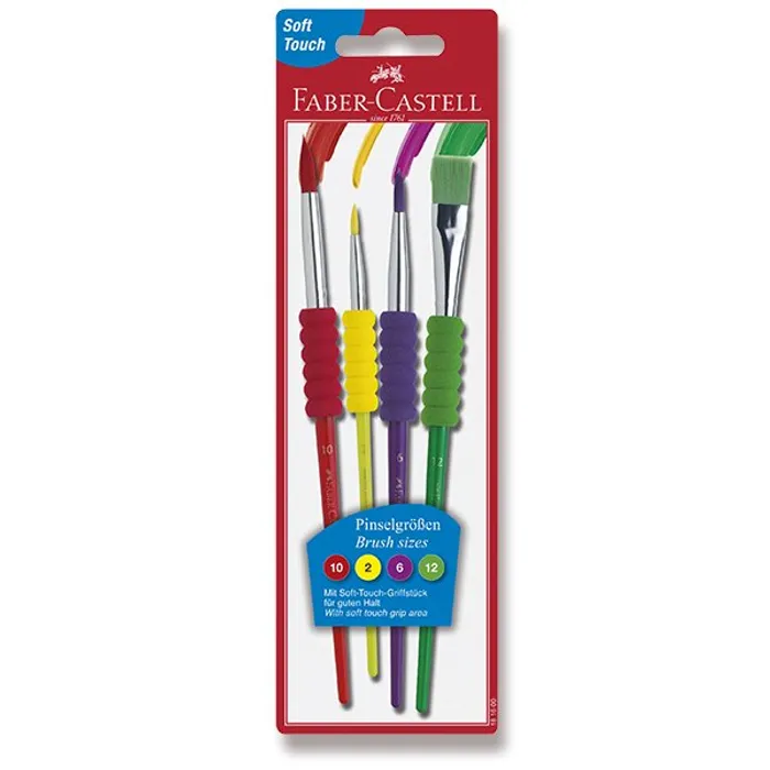 Hauptbild des Produkts Štěteček Faber-Castell 481600 Soft 4 kusy