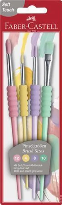 Hauptbild des Produkts Štěteček Faber-Castell Soft pastelové, 4 ks