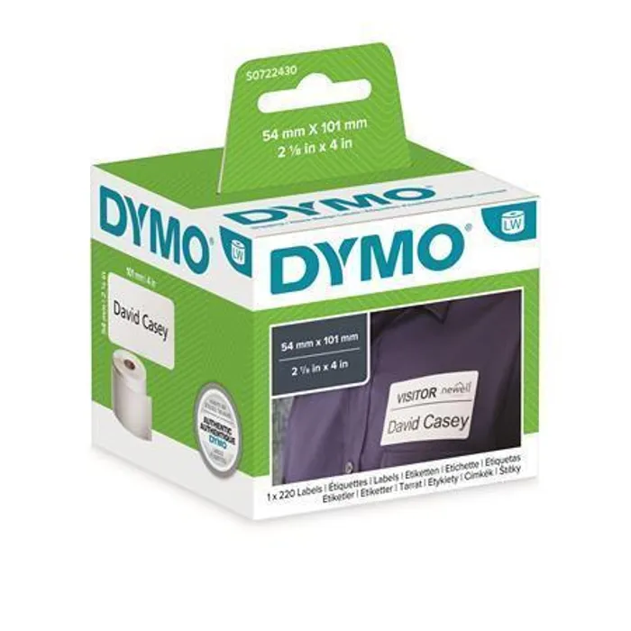 Hauptbild des Produkts Štítky pro LW štítkovač, 101x54 mm, 220 ks, DYMO
