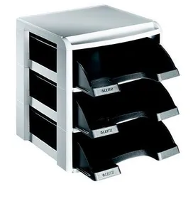 Leitz Plus Stapelsystem, Schwarz
