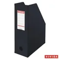 Zeitschriftenständer, klappbar, Vivida schwarz, 100 mm, PVC/Karton, ESSELTE