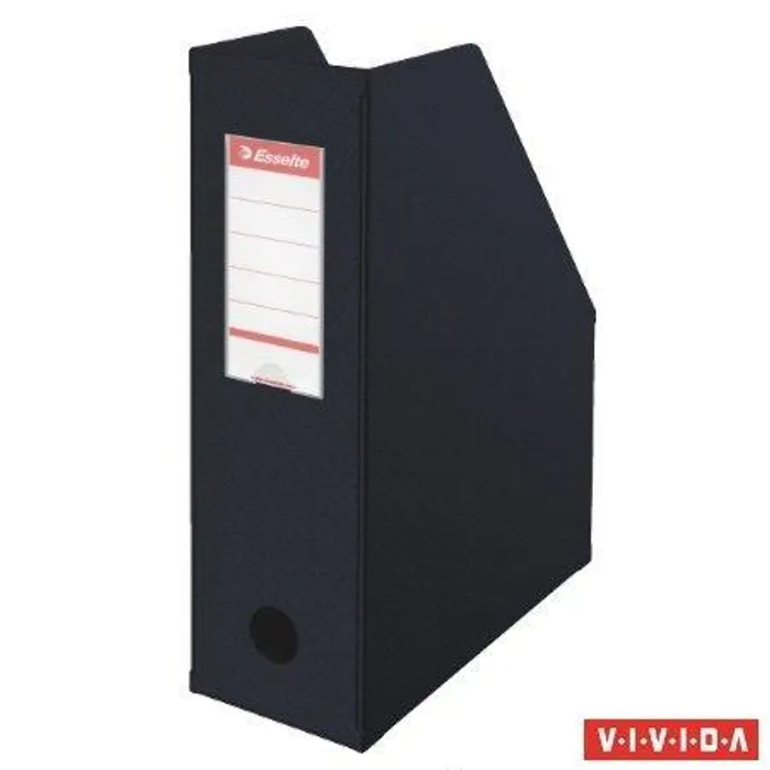 Hauptbild des Produkts Stojan na časopisy, skládací, Vivida černá, 100 mm, PVC/ karton, ESSELTE
