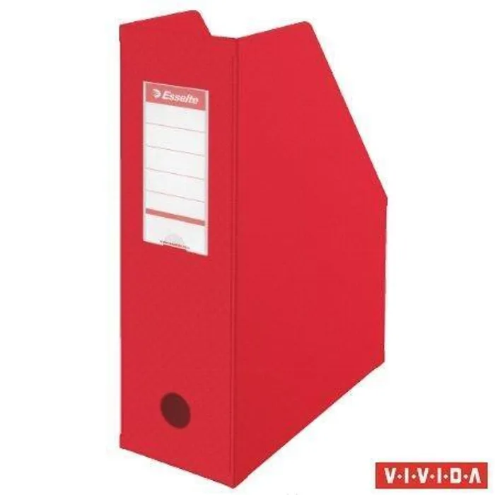 Hauptbild des Produkts Stojan na časopisy, skládací, Vivida červená, 100 mm, PVC/ karton, ESSELTE