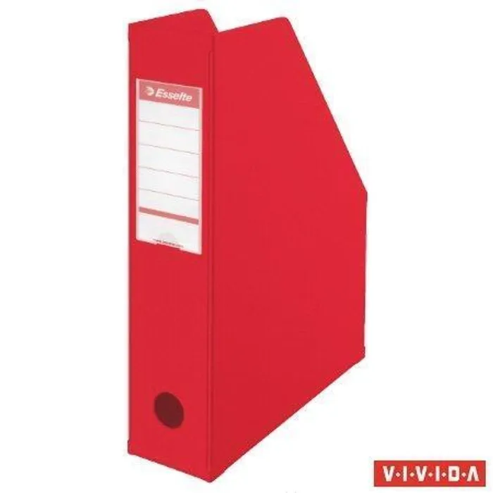 Hauptbild des Produkts Stojan na časopisy, skládací, Vivida červená, 70 mm, PVC/ karton, ESSELTE