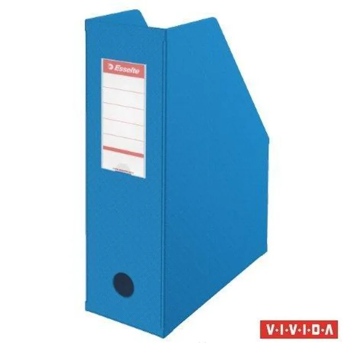 Hauptbild des Produkts Stojan na časopisy, skládací, Vivida modrá, 100 mm, PVC/ karton, ESSELTE