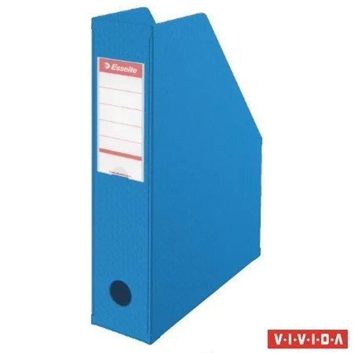 Hauptbild des Produkts Stojan na časopisy, skládací, Vivida modrá, 70 mm, PVC/ karton, ESSELTE