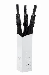 Schirmständer Pure Line, weiß, Metall, ALBA