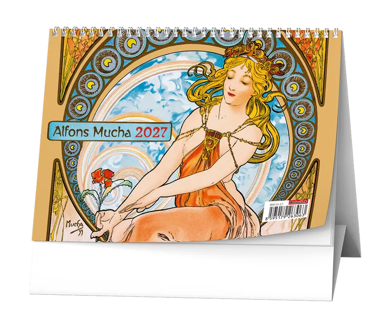 Hauptbild des Produkts Stolní kalendář - Alfons Mucha 2027