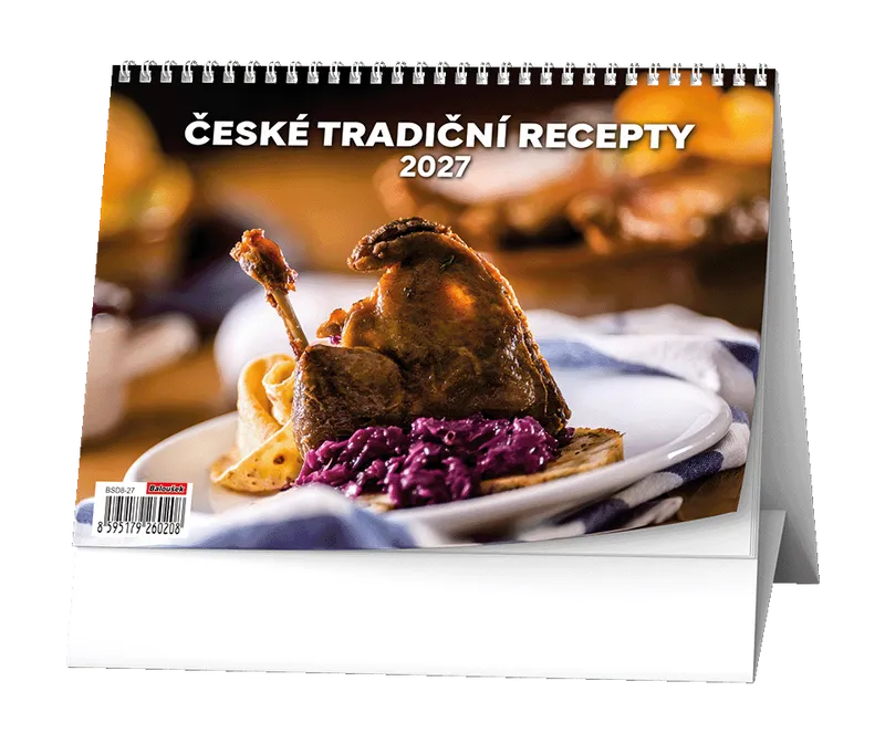 Hauptbild des Produkts Stolní kalendář - České tradiční recepty