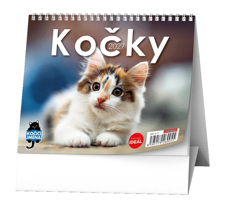 Hauptbild des Produkts Stolní kalendář - IDEÁL - Kočky /s kočičími jmény/