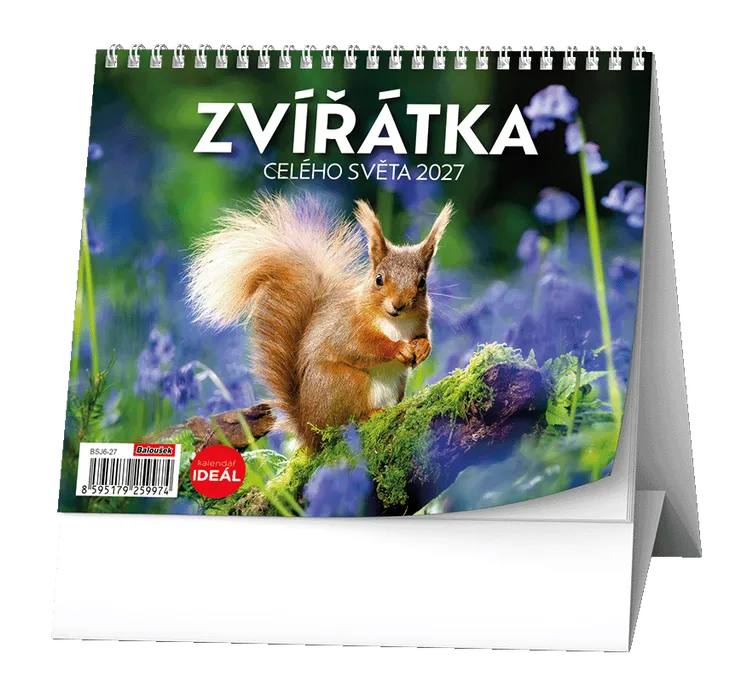 Hauptbild des Produkts Stolní kalendář - IDEÁL - Zvířátka celého světa