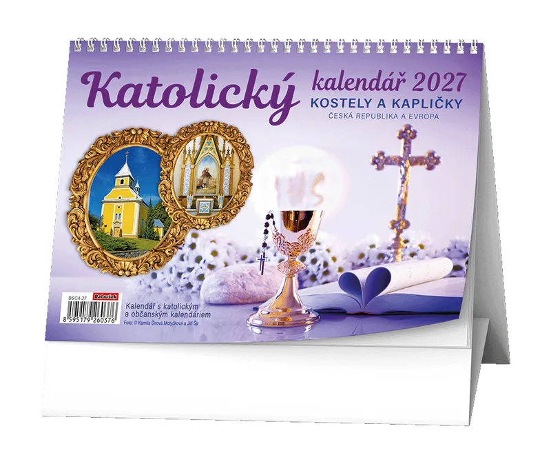 Hauptbild des Produkts Stolní kalendář - Katolický kalendář /kostely a kapličky/
