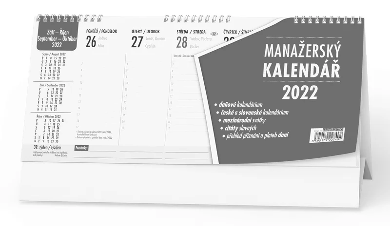 Hauptbild des Produkts Stolní kalendář - Manažerský kalendář (daně)