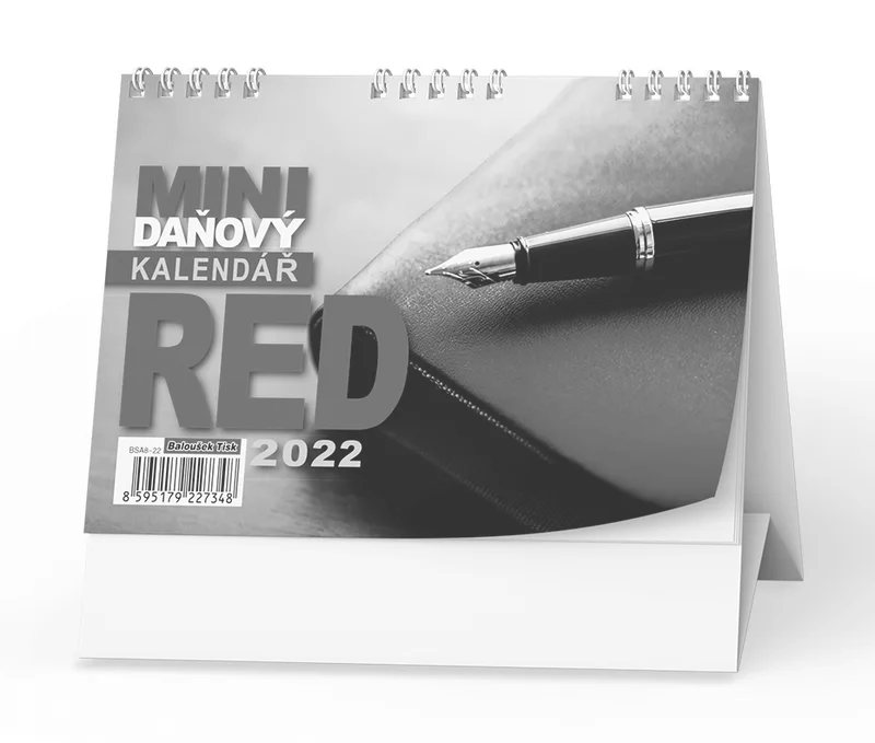 Hauptbild des Produkts Stolní kalendář - Mini daňový kalendář RED
