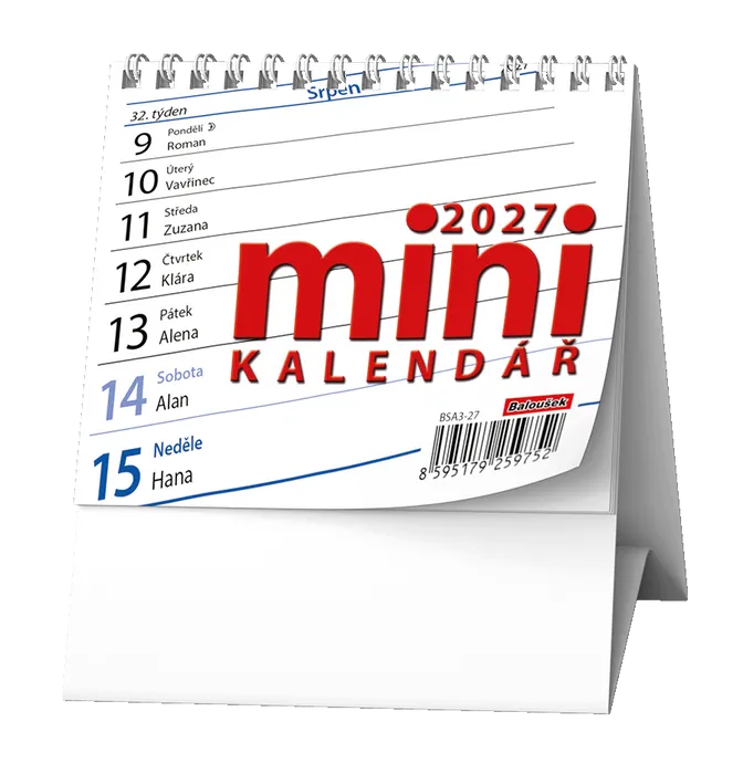 Hauptbild des Produkts Stolní kalendář - MINI kalendář