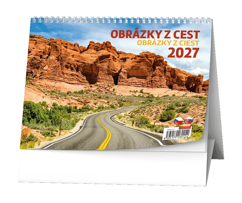 Hauptbild des Produkts Stolní kalendář - Obrázky z cest