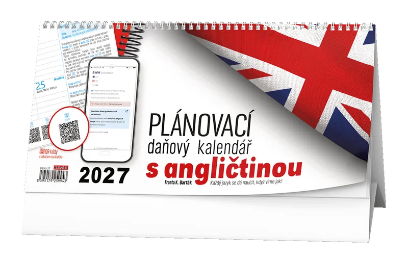 Hauptbild des Produkts Stolní kalendář - Plánovací daňový kalendář s angličtinou