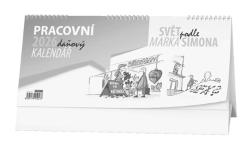 Hauptbild des Produkts Stolní kalendář - Pracovní daňový kalendář - Svět podle Marka Simona