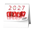 Tischkalender - Arbeitsplaner EASY
