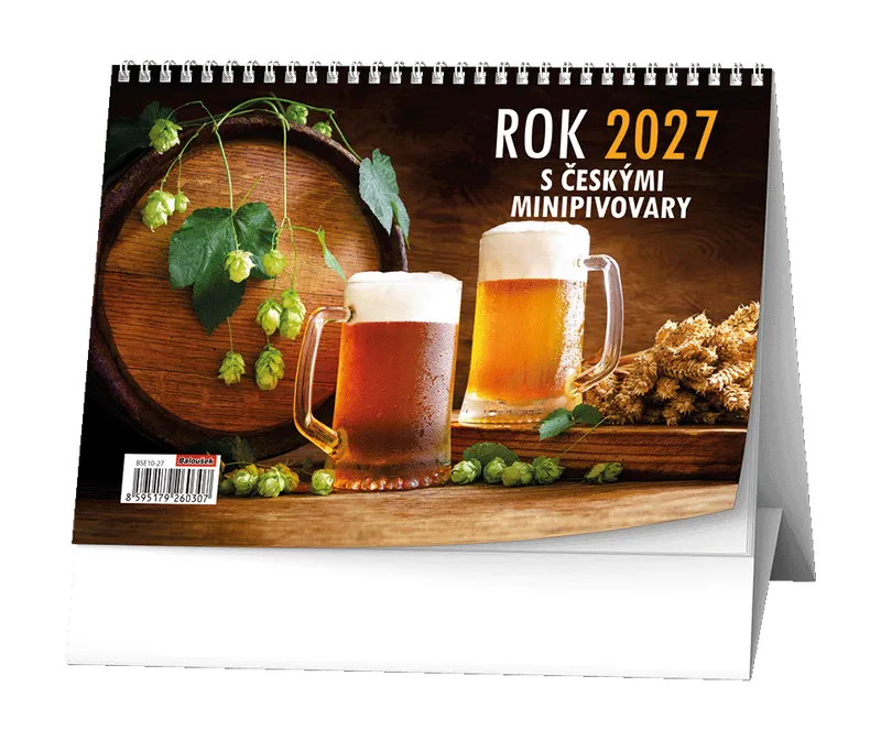 Hauptbild des Produkts Stolní kalendář - Rok 2027 s českými minipivovary
