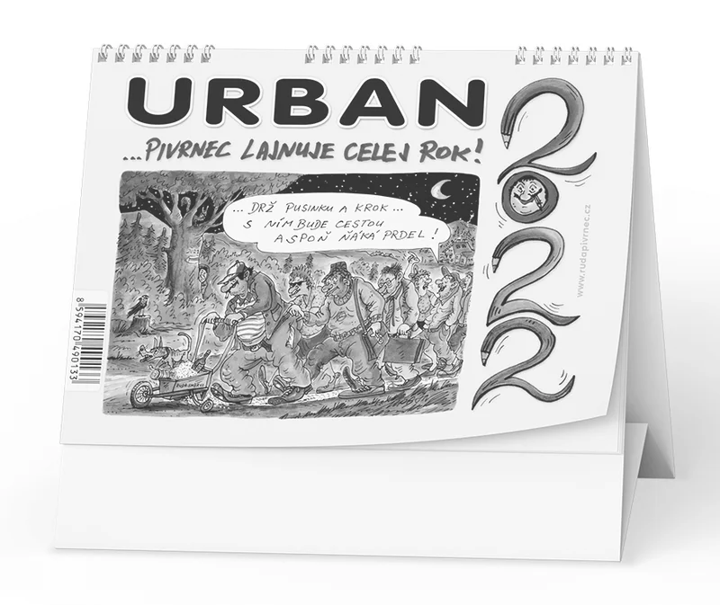 Hauptbild des Produkts Stolní kalendář - Urban 2022 - ...Pivrnec lajnuje celej rok!