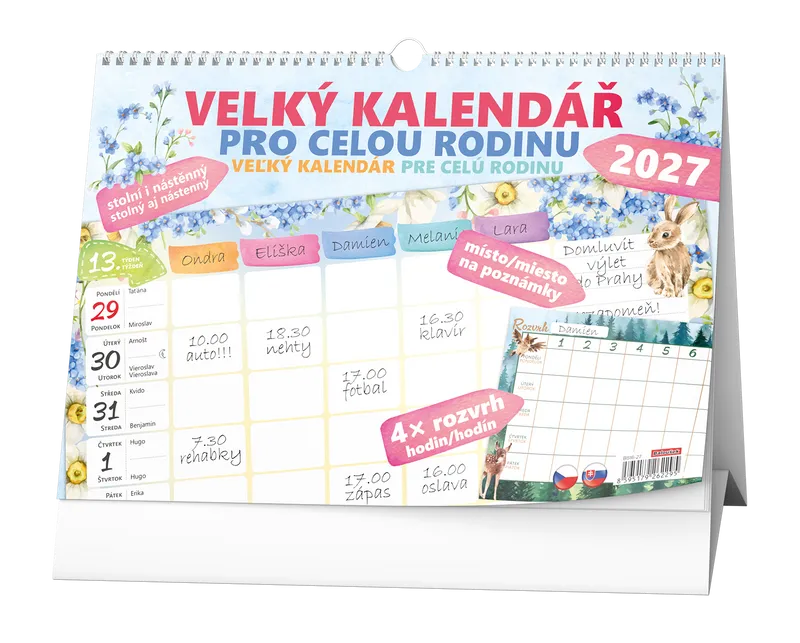 Hauptbild des Produkts Stolní kalendář - Velký kalendář pro celou rodinu