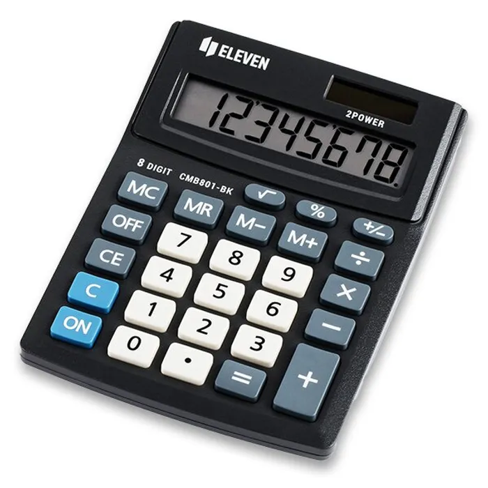 Hauptbild des Produkts Stolní kalkulátor Eleven CMB 801-BK