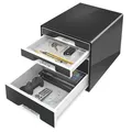 Weiteres Produktbild Stolní kostka Leitz B&W, 4 zásuvky, černá
