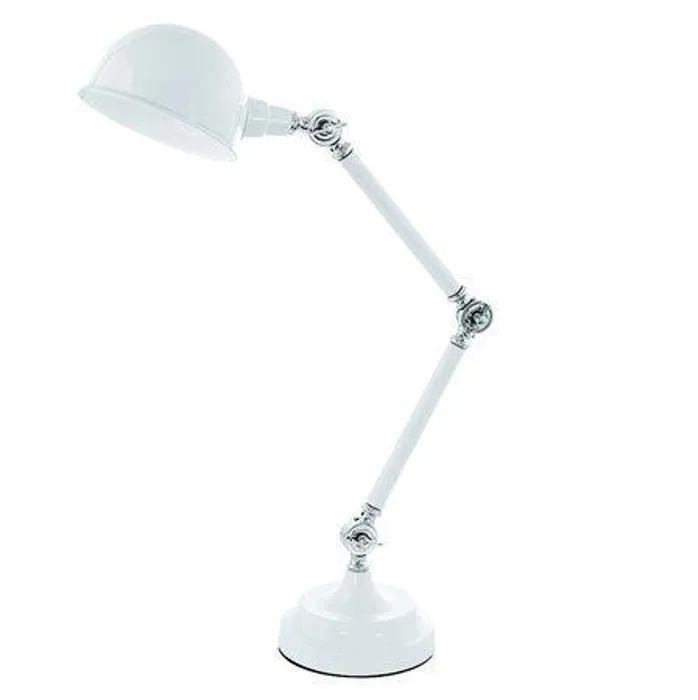 Hauptbild des Produkts Stolní lampa, 40 W, "Lasora", bílá, chrom, EGLO
