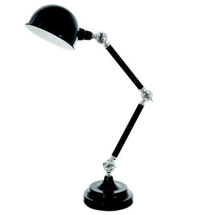 Hauptbild des Produkts Stolní lampa, 40 W, "Lasora", černá, chrom, EGLO
