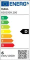 Tischleuchte "Atlantic", schwarz, LED, Einbau, MAUL