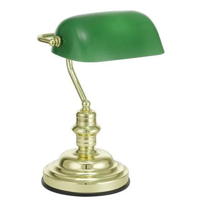 Hauptbild des Produkts Stolní lampa "Banker", zelená, 60 W