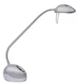 Tischlampe "Halox", silber, Halogenlampe, 50W, ALBA