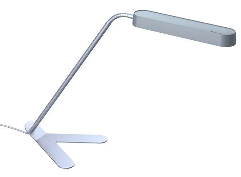 Hauptbild des Produkts Stolní lampa, kompaktní zářivka, stříbrná/šedá, 11W, ALBA, "Alpha"