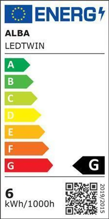 Hauptbild des Produkts Stolní lampa "Ledtwin", černá, LED, 6 W, ALBA