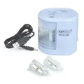 Weiteres Produktbild Tischspitzer "PS12-USB", hellblau, 2 Löcher, Akku/USB, RAPESCO