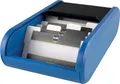 Weiteres Produktbild Tisch-Visitenkartenetui, blau, Klappverschluss, mit Sorter, 300 Visitenkarten, HELIT