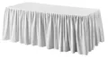 Tischskirting (PAP-Airlaid) PREMIUM weiß 72cm x 4m [1 St.]