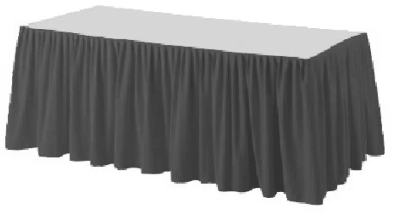 Hauptbild des Produkts Stolová sukýnka PREMIUM 4 m x 72 cm tmavě zelená [1 ks]