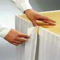 Weiteres Produktbild Tischskirting PREMIUM 4 m x 72 cm gelbgrün [1 Stück]