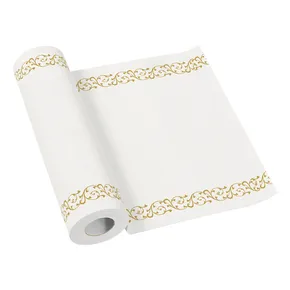 Mittelleiste PAW AIRLAID 40cm x 24m Eleganter Rahmen Gold