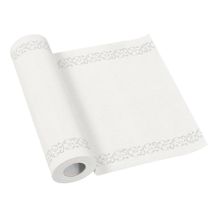 Hauptbild des Produkts Středový pás PAW AIRLAID 40cm x 24m Elegant Frame Silver