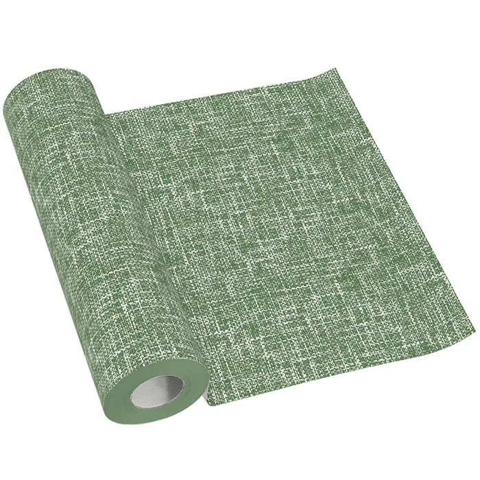 Hauptbild des Produkts Středový pás PAW AIRLAID 40cm x 24m Linen Structure green