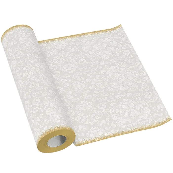 Hauptbild des Produkts Středový pás PAW AIRLAID 40cm x 24m Rococo White