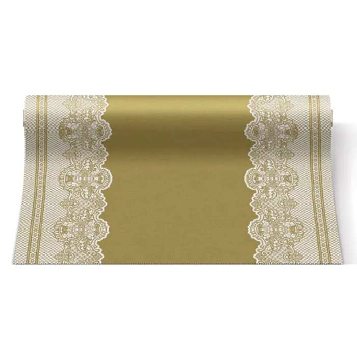 Hauptbild des Produkts Středový pás PAW AIRLAID 40cm x 24m Royal Lace Gold