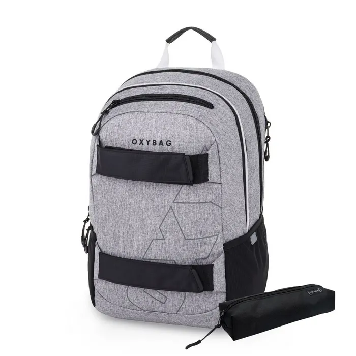 Hauptbild des Produkts Studentský batoh + etue OXY Sport Grey Melange