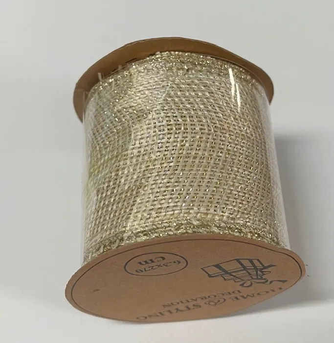 Hauptbild des Produkts Stuha dekorační, šířka 63 mm - zlatá [1 ks]