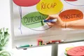Suchý popisovač na tabuli a flipchart STABILO MARKdry - modrá