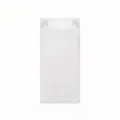 Weiteres Produktbild Papierfaltenbeutel (FSC Mix) weiß 14+7 x 29 cm `1,5kg` [100 St.]